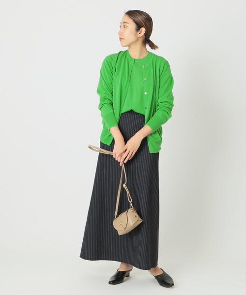 journal standard L'essage(ジャーナルスタンダードレサージュ)の「アンサンブルクルーネックカーディガン/プルオーバー◆(アンサンブル・レディース・ネイビー/ブルー/グリーン・FREE)」の4枚目の写真