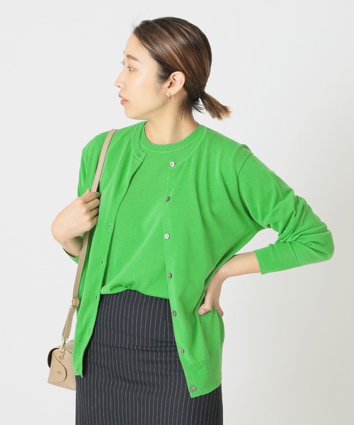 journal standard L'essage(ジャーナルスタンダードレサージュ)の「アンサンブルクルーネックカーディガン/プルオーバー◆(アンサンブル・レディース・ネイビー/ブルー/グリーン・FREE)」の9枚目の写真