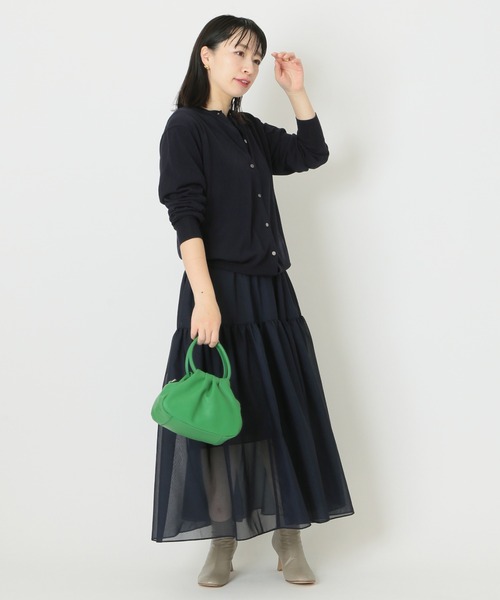 journal standard L'essage(ジャーナルスタンダードレサージュ)の「アンサンブルクルーネックカーディガン/プルオーバー◆(アンサンブル・レディース・ネイビー/ブルー/グリーン・FREE)」の12枚目の写真