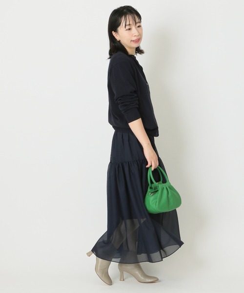 journal standard L'essage(ジャーナルスタンダードレサージュ)の「アンサンブルクルーネックカーディガン/プルオーバー◆(アンサンブル・レディース・ネイビー/ブルー/グリーン・FREE)」の13枚目の写真