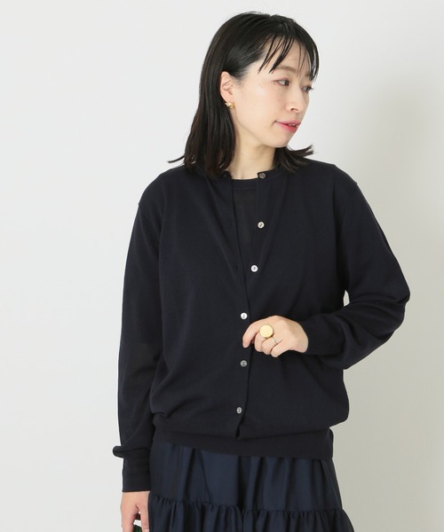 journal standard L'essage(ジャーナルスタンダードレサージュ)の「アンサンブルクルーネックカーディガン/プルオーバー◆(アンサンブル・レディース・ネイビー/ブルー/グリーン・FREE)」の18枚目の写真