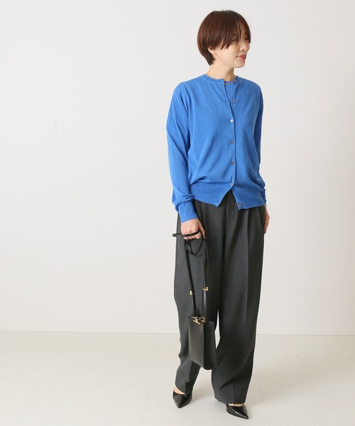journal standard L'essage(ジャーナルスタンダードレサージュ)の「アンサンブルクルーネックカーディガン/プルオーバー◆(アンサンブル・レディース・ネイビー/ブルー/グリーン・FREE)」の21枚目の写真