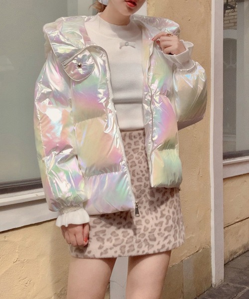 lissi Boutique（リージーブティック）の「【lissi Boutique】レオパード台形スカート（スカート・レディース・ベージュ・SMALL/MEDIUM）」の14枚目の写真