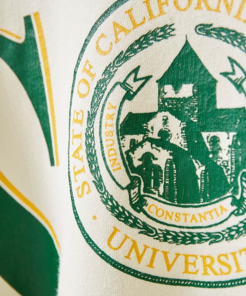 re_k by JUNRED（レクバイジュンレッド）の「【　re_k by JUNRED　】ヴィンテージカレッジBIGバルーンスウェット（スウェット・メンズ・チャコールグレー/ホワイト/ラベンダー・LL/M/L/S）」の7枚目の写真