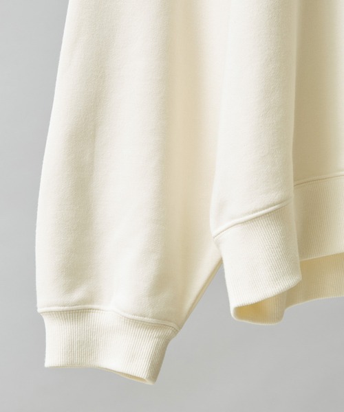 re_k by JUNRED（レクバイジュンレッド）の「【　re_k by JUNRED　】ヴィンテージカレッジBIGバルーンスウェット（スウェット・メンズ・チャコールグレー/ホワイト/ラベンダー・LL/M/L/S）」の9枚目の写真