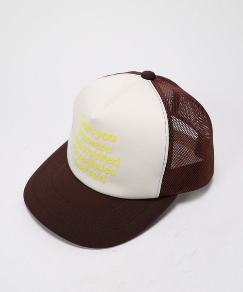 MYne(マイン)の「MYne マイン / Form Printed Mesh Cap プリントメッシュキャップ 帽子 / G08AC036(キャップ・メンズ・ブラック/ブラウン/カーキ・FREE)」の2枚目の写真