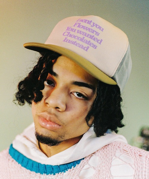 MYne(マイン)の「MYne マイン / Form Printed Mesh Cap プリントメッシュキャップ 帽子 / G08AC036(キャップ・メンズ・ブラック/ブラウン/カーキ・FREE)」の3枚目の写真