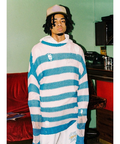 MYne(マイン)の「MYne マイン / Form Printed Mesh Cap プリントメッシュキャップ 帽子 / G08AC036(キャップ・メンズ・ブラック/ブラウン/カーキ・FREE)」の9枚目の写真