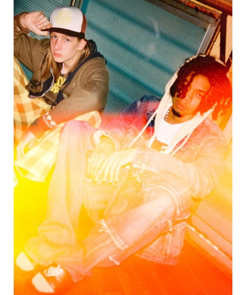 MYne(マイン)の「MYne マイン / Form Printed Mesh Cap プリントメッシュキャップ 帽子 / G08AC036(キャップ・メンズ・ブラック/ブラウン/カーキ・FREE)」の5枚目の写真