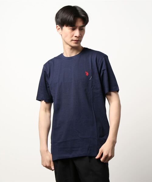 U.S. POLO ASSN.（ユーエスポロアッスン）の「【U.S. POLO ASSN./ユーエスポロアッスン】S/S T-SHIRT(UN)（Tシャツ/カットソー・メンズ・ホワイト/ブラック/ネイビー/グレー・SMALL/MEDIUM/X-LARGE/LARGE）」の4枚目の写真