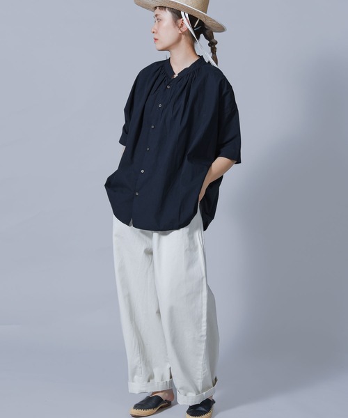 folka（フォルカ）の「【folka（フォルカ）】2022 S/S ブラウス（シャツ/ブラウス・レディース・ホワイト/ブラック/ベージュ・ONE SIZE）」の2枚目の写真