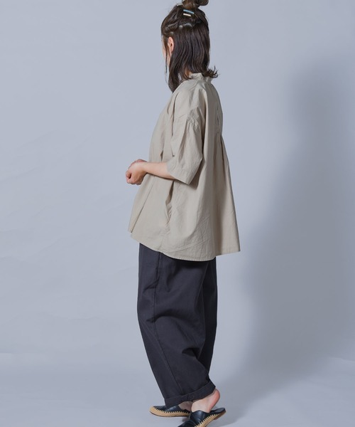 folka（フォルカ）の「【folka（フォルカ）】2022 S/S ブラウス（シャツ/ブラウス・レディース・ホワイト/ブラック/ベージュ・ONE SIZE）」の6枚目の写真