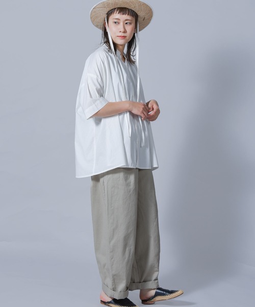 folka（フォルカ）の「【folka（フォルカ）】2022 S/S ブラウス（シャツ/ブラウス・レディース・ホワイト/ブラック/ベージュ・ONE SIZE）」の11枚目の写真