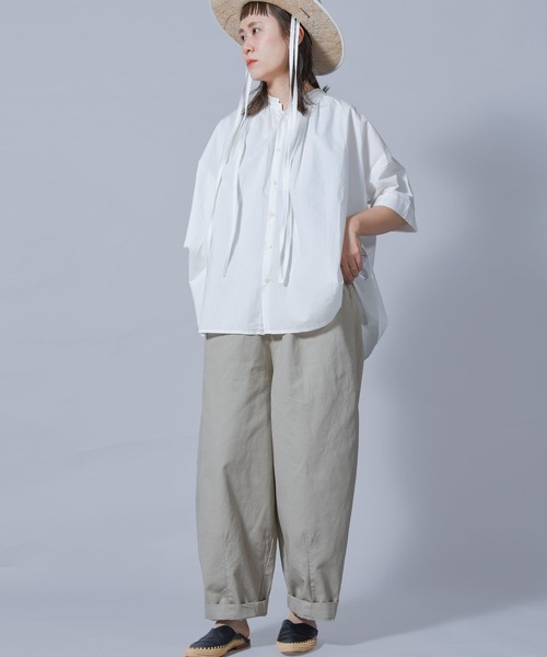 folka（フォルカ）の「【folka（フォルカ）】2022 S/S ブラウス（シャツ/ブラウス・レディース・ホワイト/ブラック/ベージュ・ONE SIZE）」の12枚目の写真