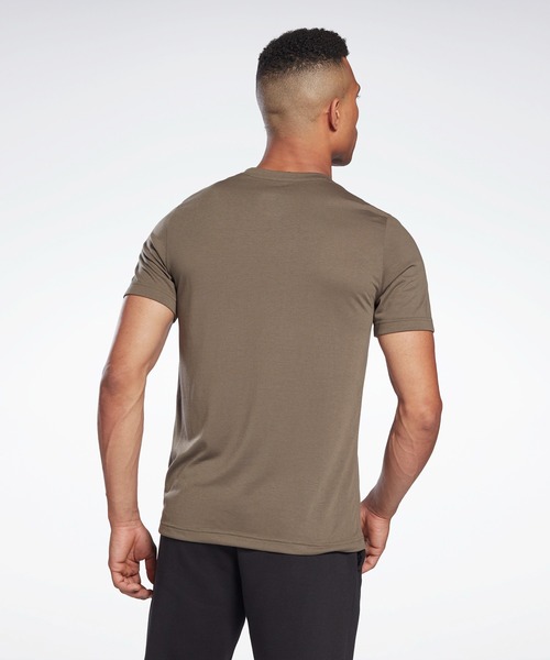 Reebok(リーボック)の「 グラフィック シリーズ Tシャツ / Graphic Series T-Shirt /(Tシャツ/カットソー・メンズ・ブラック/ヘザーグレー/アーミー・SMALL/MEDIUM/LARGE/X-LARGE/XX-LARGE/X-SMALL/XXX-LARGE)」の12枚目の写真