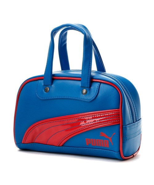 PUMA（プーマ）の「PUMA プーマ ウィメンズ PUMA RETRO ミニ グリップバッグ 2.5L（トートバッグ・レディース・オレンジ系その他/ブラック×レッド/ブルー系その他・フリー）」の2枚目の写真