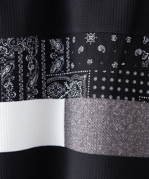 Blue Standard （ブルースタンダード）の「【BLUE STANDARD/ブルースタンダード】快適ファンクション ストレッチ　速乾 イージーケア ドライワッフルパネル切り替えTシャツ（Tシャツ/カットソー・メンズ・カーキ/ホワイト/ネイビー/ブラック・LARGE/X-LARGE/MEDIUM）」の21枚目の写真