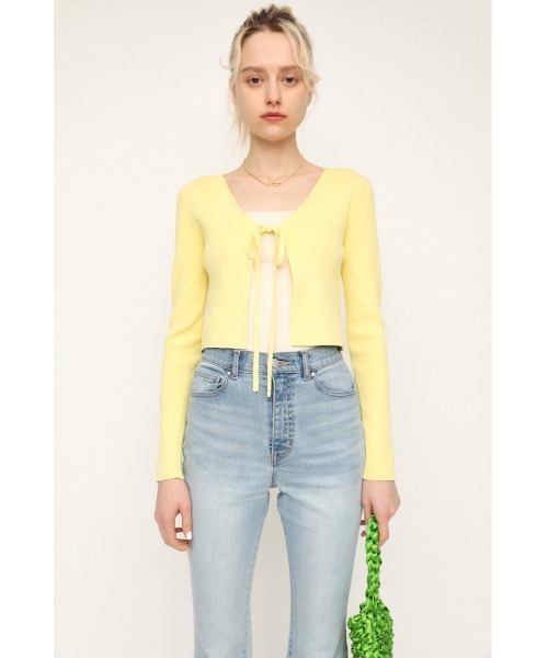 SLY スライ　FRONT RIBBON カーディガン 楽天市場】【SALE／40%OFF】FRONT RIBBON カーディガン SLY