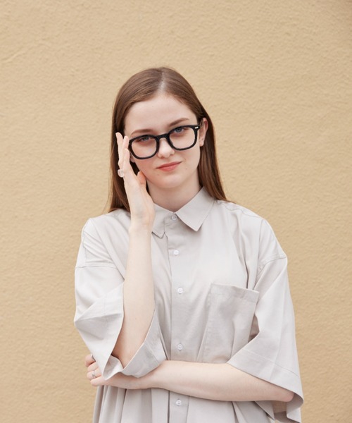 flaner(フラネ)の「Loose assort half sleeve shirt/ルーズアソート半袖シャツ(シャツ/ブラウス・レディース・ネイビー/サックスブルー/グレイッシュベージュ/ライトグレー/グレー・MEDIUM/LARGE)」の15枚目の写真