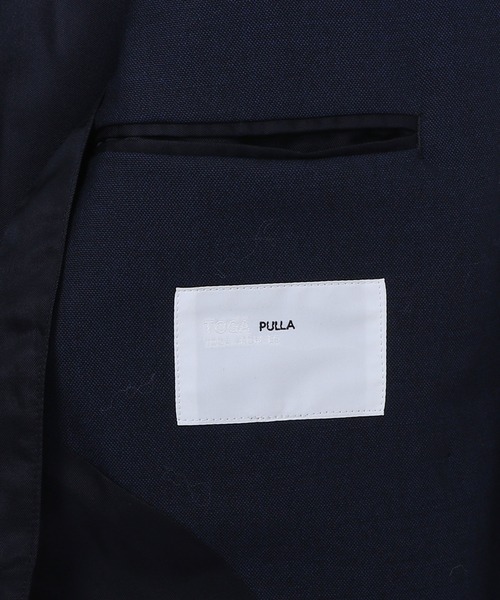 TOGA PULLA（トーガ　プルラ）の「TOGA PULLA High twist wool jacket TP12-FD218（テーラードジャケット・レディース・ブルー・38）」の3枚目の写真