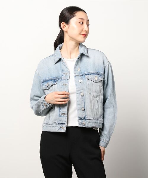 ALLSAINTS（オールセインツ）の「ADDRESS CHARLIE DENIM JACKET | ADDRESS チャーリー デニム ジャケット（デニムジャケット・レディース・インディゴブルー・4/6/2/8）」の9枚目の写真