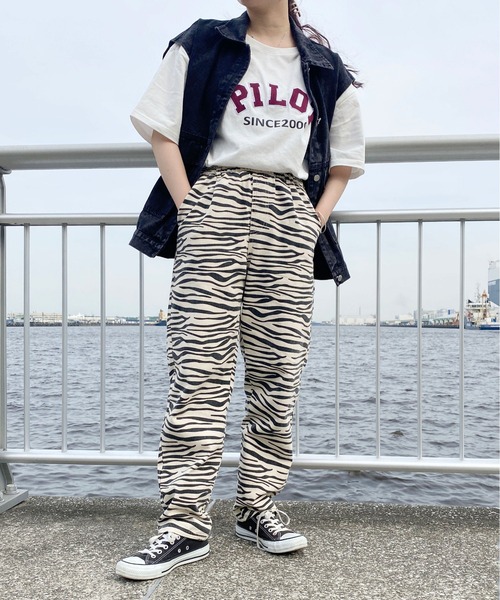 PairPair（ペアペア）の「フラッシャー付きアソートシェフパンツ(ユニセックス)（その他パンツ・レディース・ピンク/イエロー/ブラック系その他/ブラウン系その他/ゼブラ/ブルーグリーン・MEDIUM/LARGE）」の6枚目の写真