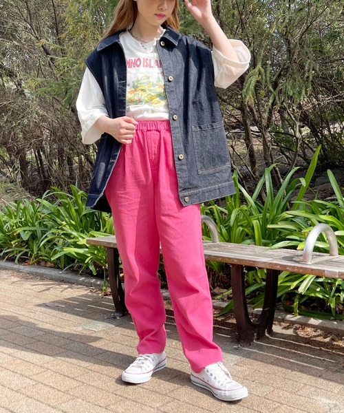 PairPair（ペアペア）の「フラッシャー付きアソートシェフパンツ(ユニセックス)（その他パンツ・レディース・ピンク/イエロー/ブラック系その他/ブラウン系その他/ゼブラ/ブルーグリーン・MEDIUM/LARGE）」の18枚目の写真