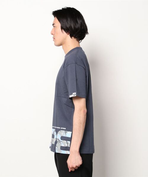 AAPE BY A BATHING APE(エーエイプバイアベイシングエイプ)の「AAPE SHORT SLEEVE TEE(Tシャツ/カットソー・メンズ・ホワイト/ブラック/グレー系その他・SMALL/MEDIUM/LARGE/X-LARGE/XX-LARGE)」の5枚目の写真