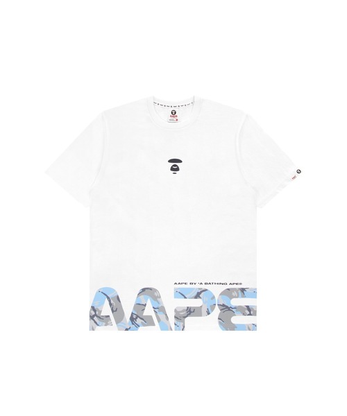 AAPE BY A BATHING APE(エーエイプバイアベイシングエイプ)の「AAPE SHORT SLEEVE TEE(Tシャツ/カットソー・メンズ・ホワイト/ブラック/グレー系その他・SMALL/MEDIUM/LARGE/X-LARGE/XX-LARGE)」の2枚目の写真