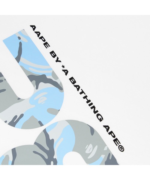 AAPE BY A BATHING APE(エーエイプバイアベイシングエイプ)の「AAPE SHORT SLEEVE TEE(Tシャツ/カットソー・メンズ・ホワイト/ブラック/グレー系その他・SMALL/MEDIUM/LARGE/X-LARGE/XX-LARGE)」の6枚目の写真