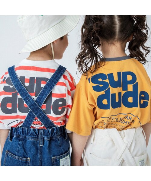 BREEZE（ブリーズ）の「WEB限定 デニムタックサロペット（サロペット/オーバーオール・キッズ・ネイビー/オフホワイト・100/110/120/130/80/90/140）」の13枚目の写真