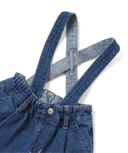 セール】WEB限定 デニムタックサロペット（サロペット