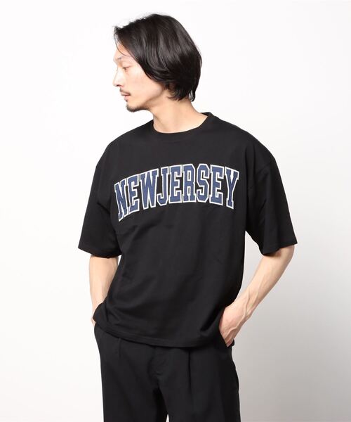 CORISCO(コリスコ)の「カレッジ刺繍半袖TEE(M1)(Tシャツ/カットソー・メンズ・ホワイト/ブラック/ホワイト系その他/ブラック系その他・MEDIUM/LARGE/X-LARGE)」の12枚目の写真