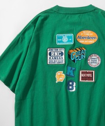 make a ray!（メイク ア レイ！）の「ビッグシルエット バック刺繍 ランダムワッペン クルーネックTシャツ/半袖Tシャツ/【USAコットン】（Tシャツ/カットソー・メンズ）」