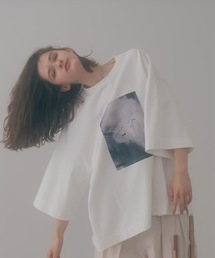 Oversized Mode Art Graphic Print Tee / オーバーサイズモードアートグラフィックプリントTシャツ