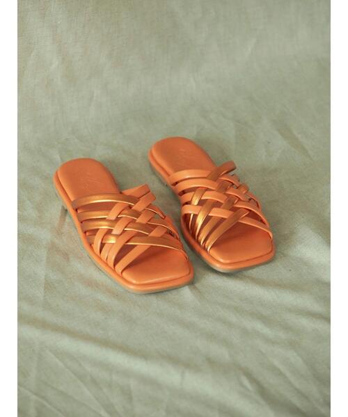 AMERICAN HOLIC（アメリカンホリック）の「細メッシュフラットサンダル（サンダル・レディース・ブラウン/ブラック/オレンジ/その他6・L/S/M）」の6枚目の写真