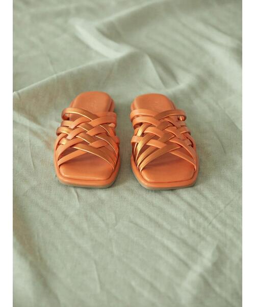 AMERICAN HOLIC（アメリカンホリック）の「細メッシュフラットサンダル（サンダル・レディース・ブラウン/ブラック/オレンジ/その他6・L/S/M）」の9枚目の写真
