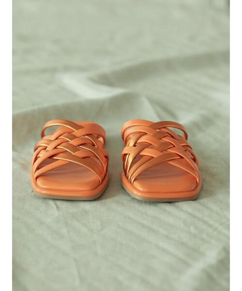 AMERICAN HOLIC（アメリカンホリック）の「細メッシュフラットサンダル（サンダル・レディース・ブラウン/ブラック/オレンジ/その他6・L/S/M）」の12枚目の写真