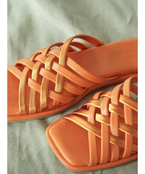 AMERICAN HOLIC（アメリカンホリック）の「細メッシュフラットサンダル（サンダル・レディース・ブラウン/ブラック/オレンジ/その他6・L/S/M）」の13枚目の写真