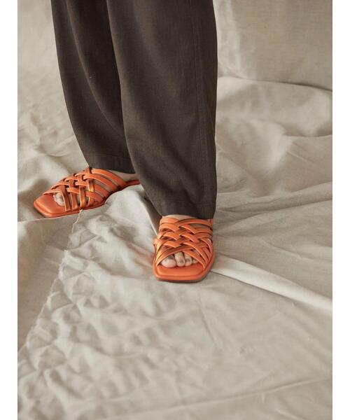 AMERICAN HOLIC（アメリカンホリック）の「細メッシュフラットサンダル（サンダル・レディース・ブラウン/ブラック/オレンジ/その他6・L/S/M）」の17枚目の写真