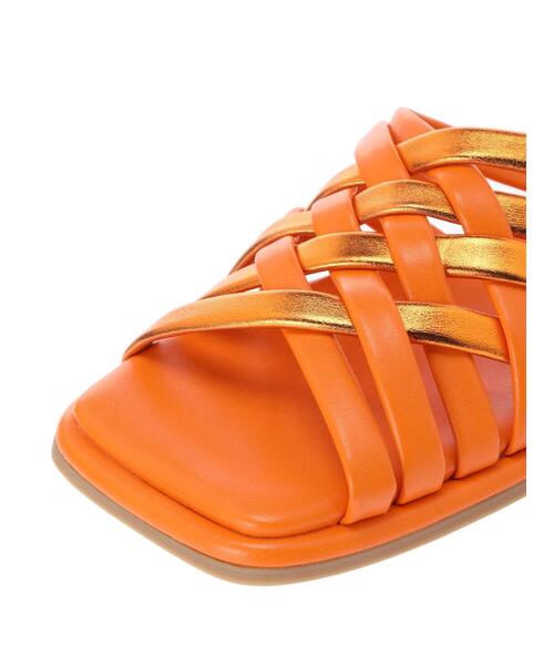 AMERICAN HOLIC（アメリカンホリック）の「細メッシュフラットサンダル（サンダル・レディース・ブラウン/ブラック/オレンジ/その他6・L/S/M）」の21枚目の写真