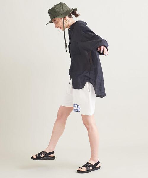 THE NORTH FACE(ザノースフェイス)の「<THE NORTH FACE>ホライズン ハット(ハット・レディース・ライトブルー/ブラック/オリーブ・M)」の4枚目の写真