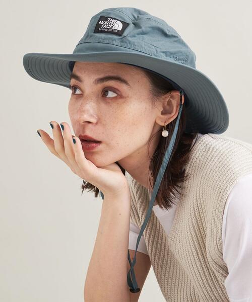 THE NORTH FACE(ザノースフェイス)の「<THE NORTH FACE>ホライズン ハット(ハット・レディース・ライトブルー/ブラック/オリーブ・M)」の5枚目の写真