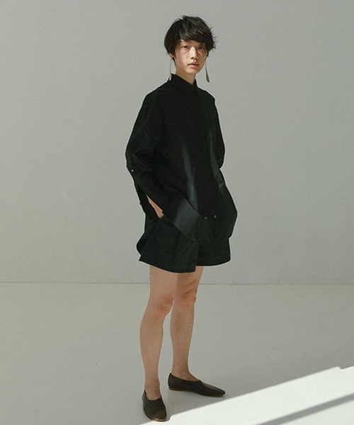 ETRE TOKYO（エトレトウキョウ）の「タイプライターショートパンツ（その他パンツ・レディース・ネイビー/グリーン/ホワイト・FREE）」の21枚目の写真