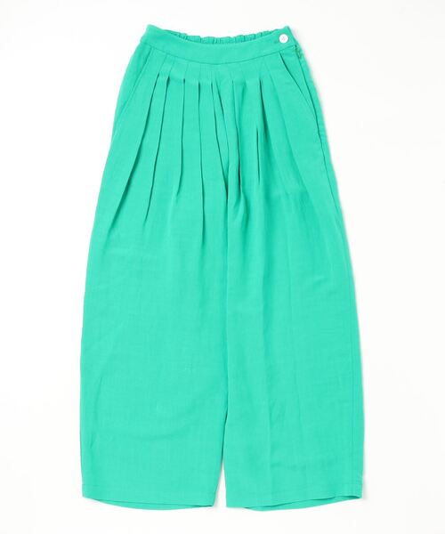 Rie Miller(リエミラー)の「タックワイドパンツ(その他パンツ・レディース・ベビーピンク/ブラック/グリーン・38/36)」の2枚目の写真