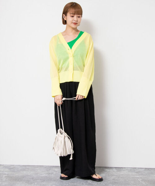 Rie Miller(リエミラー)の「タックワイドパンツ(その他パンツ・レディース・ベビーピンク/ブラック/グリーン・38/36)」の17枚目の写真