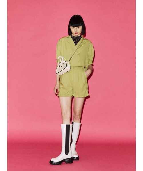 jouetie（ジュエティ）の「ミニマムボストン BAG（ボストンバッグ・レディース・オフホワイト/イエロー/ブラック・FREE）」の4枚目の写真