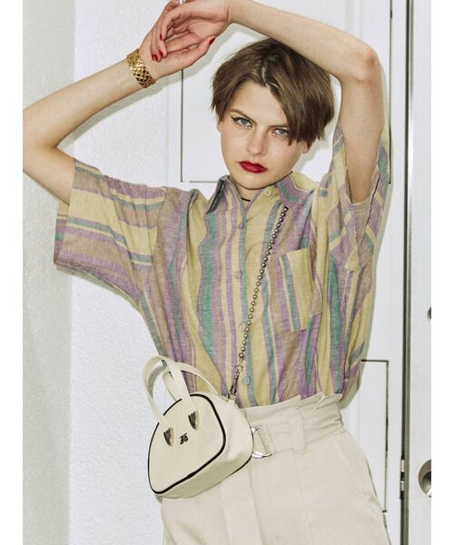 jouetie（ジュエティ）の「ミニマムボストン BAG（ボストンバッグ・レディース・オフホワイト/イエロー/ブラック・FREE）」の14枚目の写真