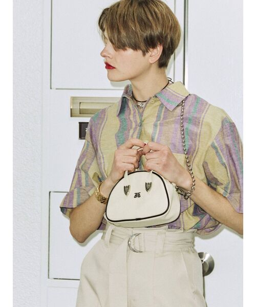 jouetie（ジュエティ）の「ミニマムボストン BAG（ボストンバッグ・レディース・オフホワイト/イエロー/ブラック・FREE）」の15枚目の写真