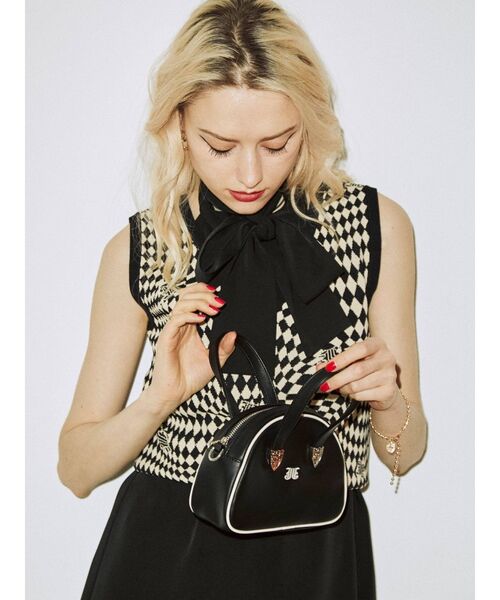 jouetie（ジュエティ）の「ミニマムボストン BAG（ボストンバッグ・レディース・オフホワイト/イエロー/ブラック・FREE）」の17枚目の写真